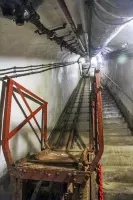Ligne Maginot - ROCHE LA CROIX (RLC) - (Ouvrage d'artillerie) - Bloc 1
Le plan incliné pris du bas