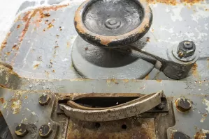 Ligne Maginot - ROCHE LA CROIX (RLC) - (Ouvrage d'artillerie) - Bloc 3
Créneau pour mortier de 50 mm