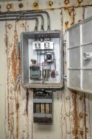 Ligne Maginot - ROCHE LA CROIX (RLC) - (Ouvrage d'artillerie) - Bloc 4
Le système d'alimentation pour le périscope.