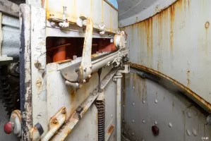 Ligne Maginot - ROCHE LA CROIX (RLC) - (Ouvrage d'artillerie) - Bloc 5
Tourelle 75/33 
Noria horizontale