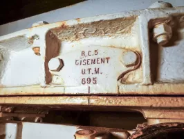 Ligne Maginot - ROCHE LA CROIX (RLC) - (Ouvrage d'artillerie) - Bloc 5
Étage supérieur
Mortiers de 75 Mle 1931
