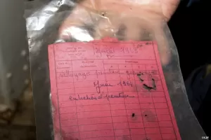 Ligne Maginot - ROCHE LA CROIX (RLC) - (Ouvrage d'artillerie) - Bloc 5
Étage supérieur
Mortiers de 75 Mle 1931
Carte d'entretien