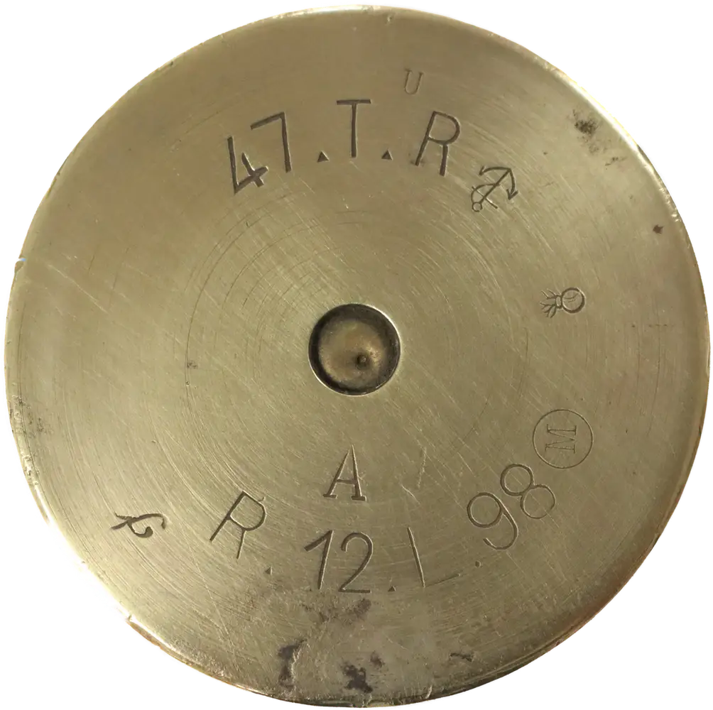 Ligne Maginot - Marquage de culot de douille Mle 1885 M - 
