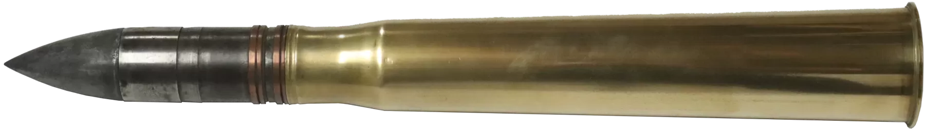 Ligne Maginot - Munitions de 47 mm utilisées dans la fortification - Cartouche de 47 mm Mle 1937 à boulet de rupture Mle 1936 