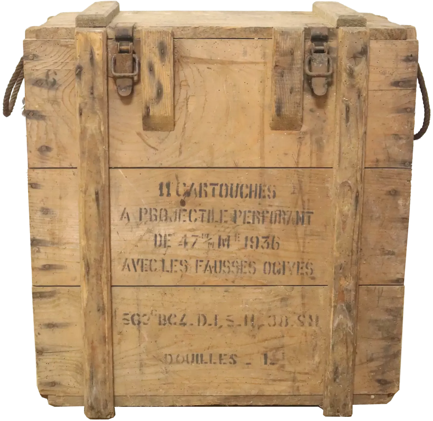 Munitions de 47 mm utilisées dans la fortification