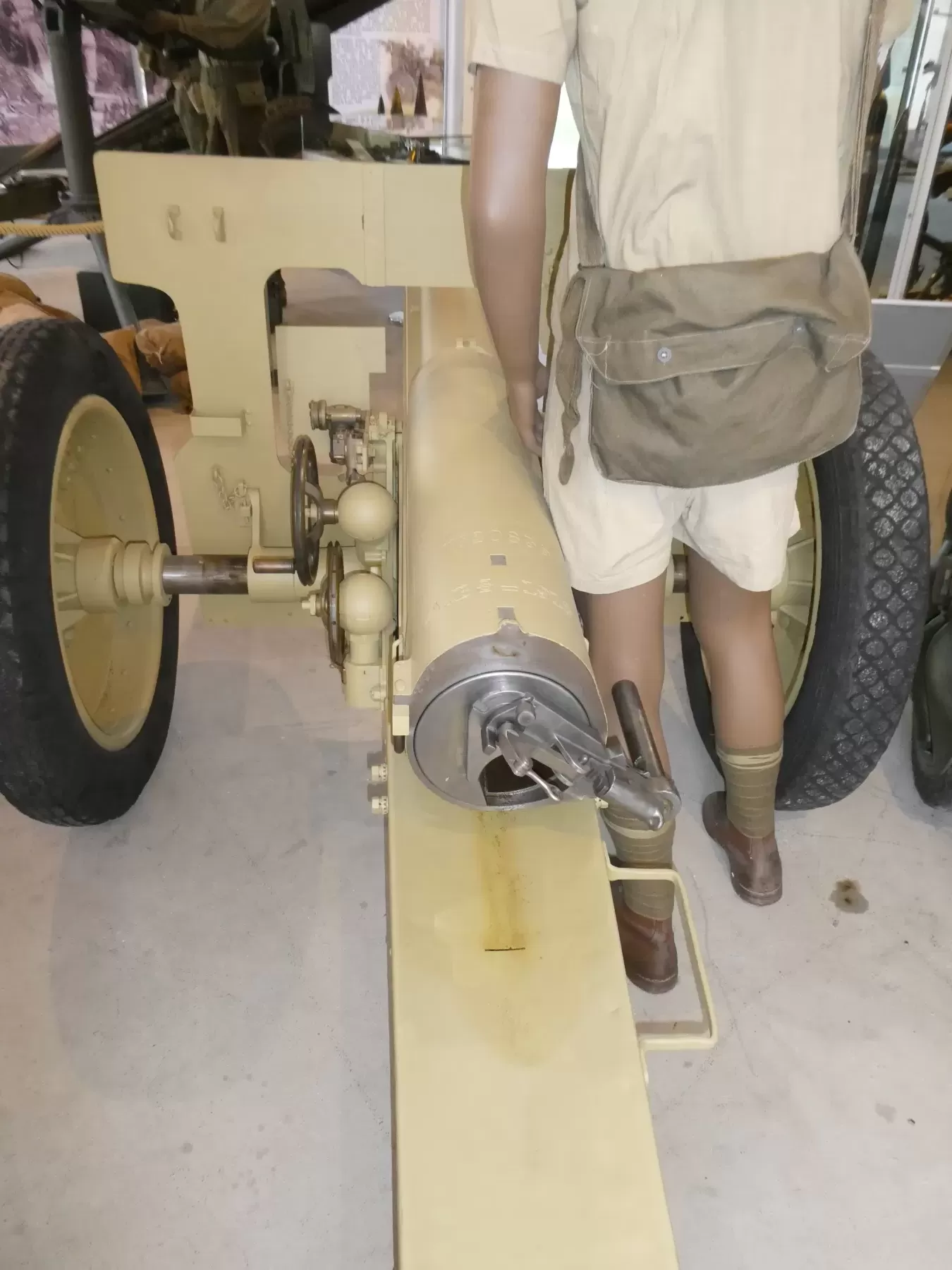 Ligne Maginot - Canon de 75 mle 1897 (75/97) - Version avec pneumatiques
Musée de l'artillerie de Draguignan
