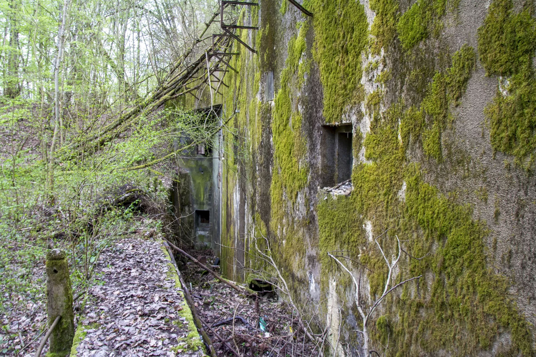 Ligne Maginot - RIPPERT - X13 (QUARTIER KARRE - II/168°RIF) - (Abri) - Façade et fossé diamant - Michel Teiten