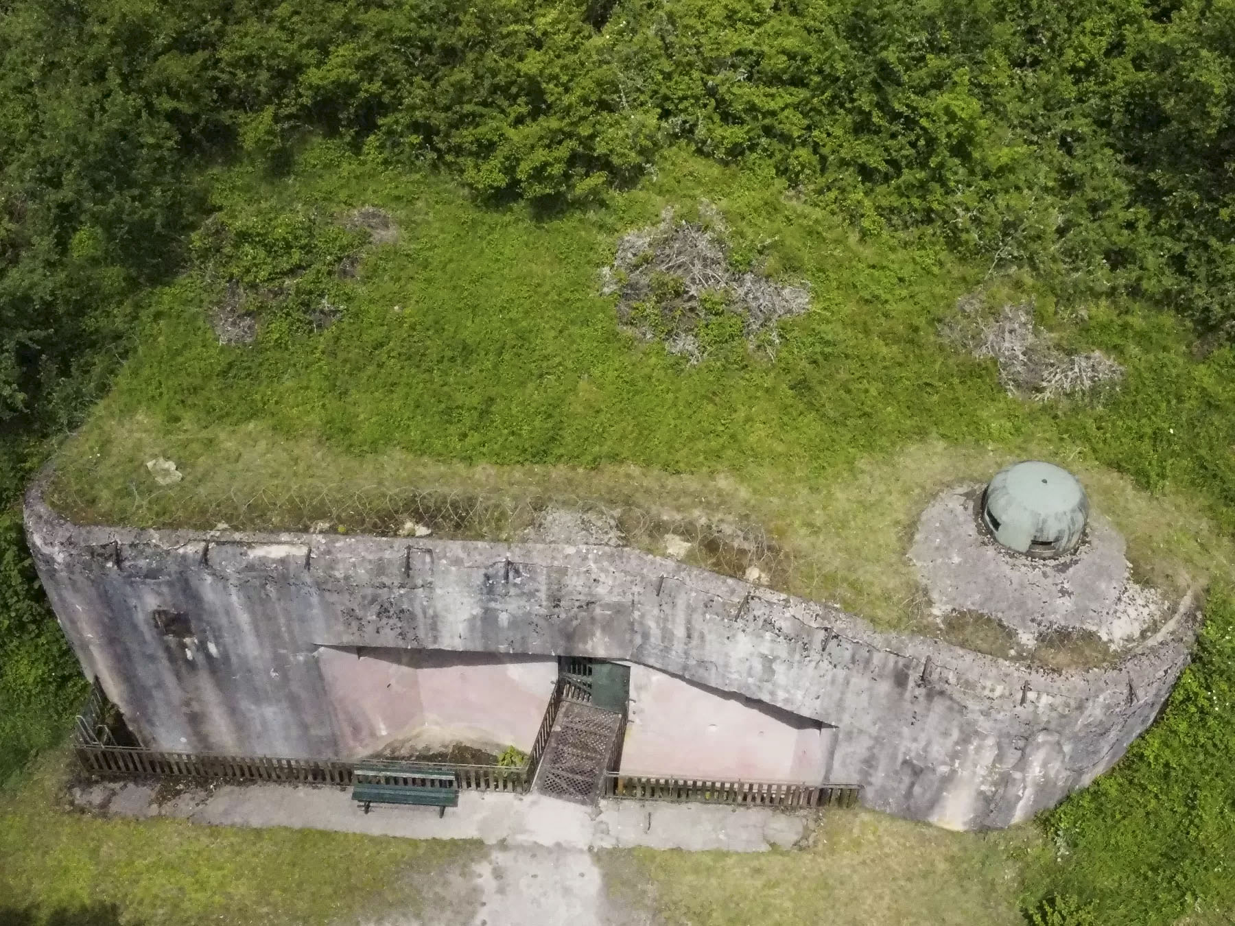 Ligne Maginot - FOUR A CHAUX - FAC - (Ouvrage d'artillerie) - Entrée des hommes  - J.Luc