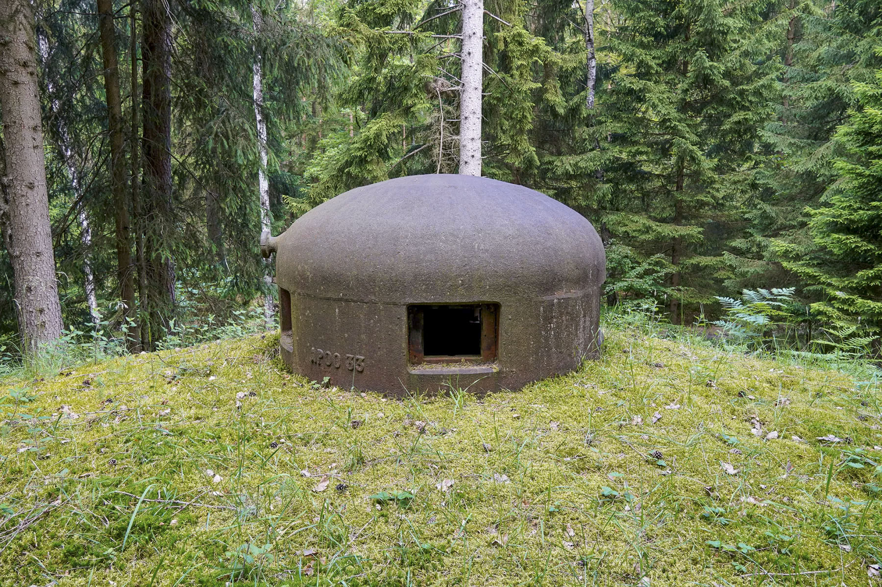Ligne Maginot - BIESENBERG 1 - (Blockhaus pour arme infanterie) - Cloche GFM - David Palmer