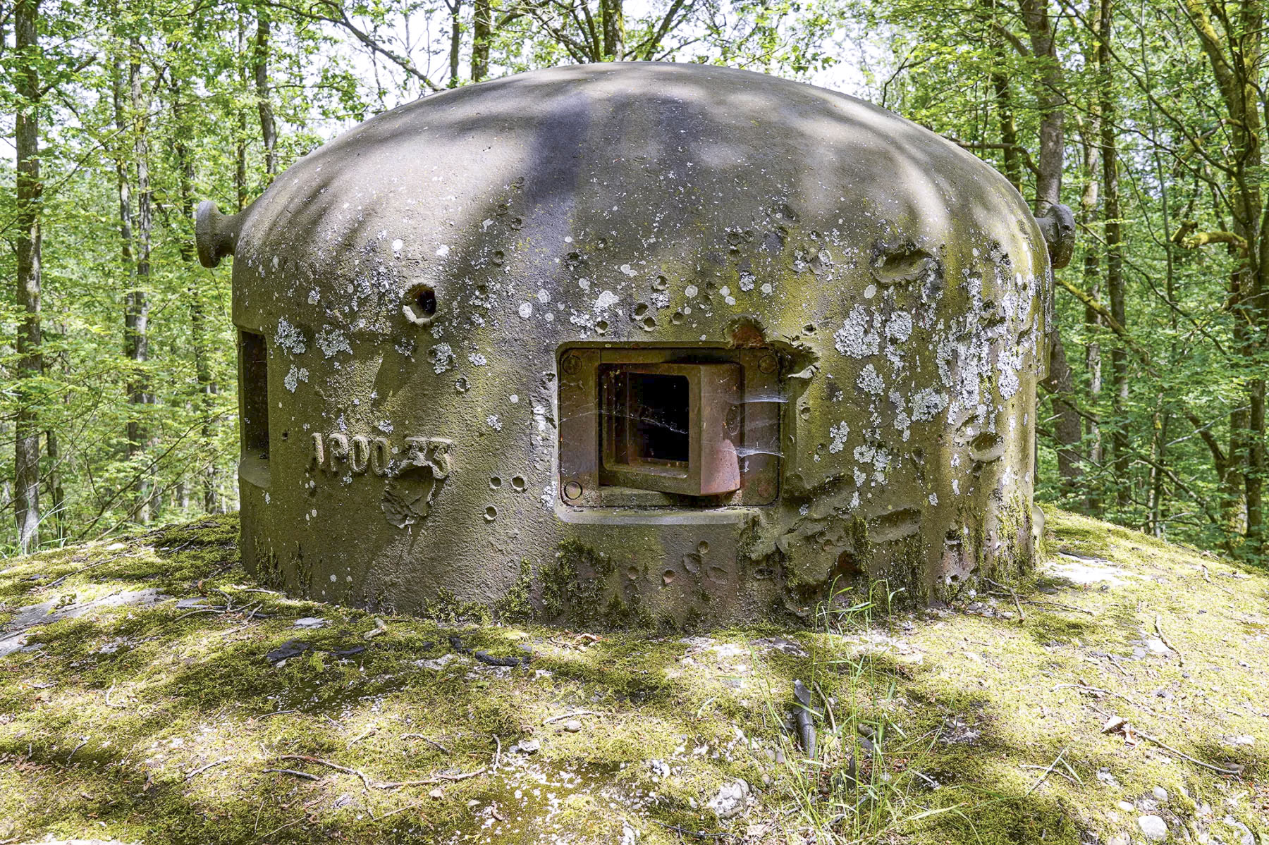 Ligne Maginot - BIESENBERG 4 - (Blockhaus pour arme infanterie) - Cloche GFM - David Palmer