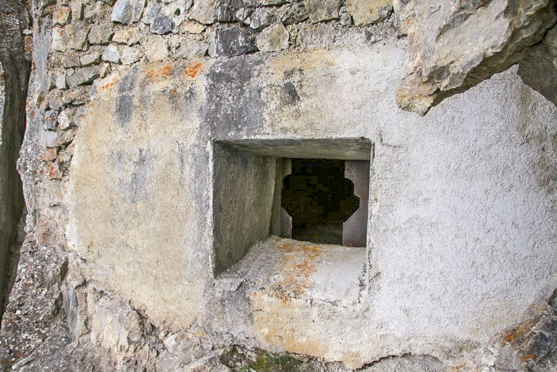 Ligne Maginot - L'OLIVE (BATTERIE CAVERNE) - (Position d'artillerie préparée) - Bloc Echelle