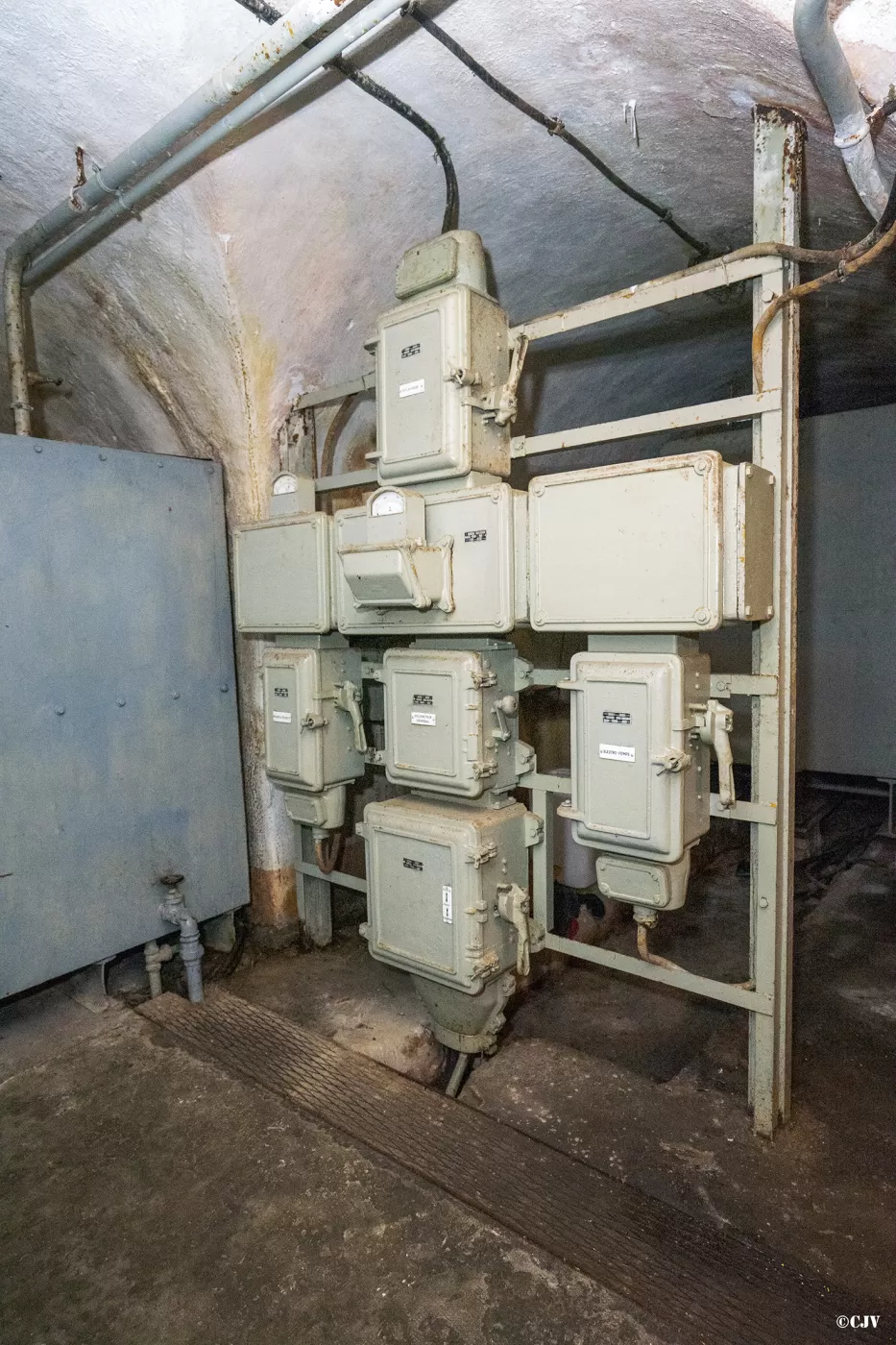 Ligne Maginot - GONDRAN E - (Ouvrage d'infanterie) - Tableau électrique général de l'ouvrage - Lia VERMEULEN