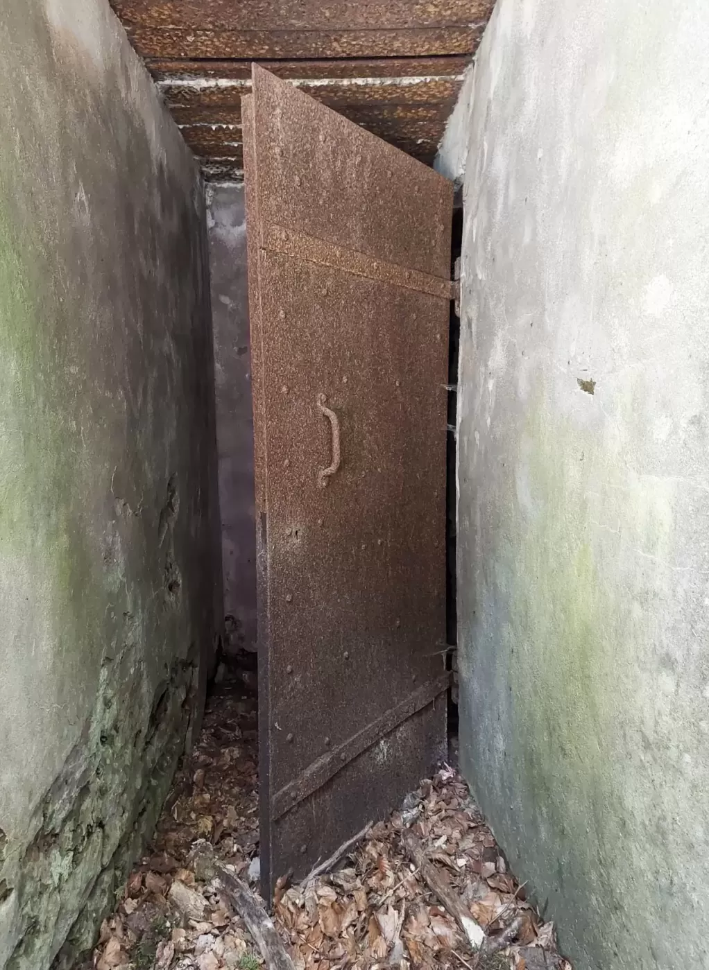 Ligne Maginot - DACHSECK 1 - (Blockhaus pour canon) - Porte en tôle de l'entrée hommes - Gregory Fuchs