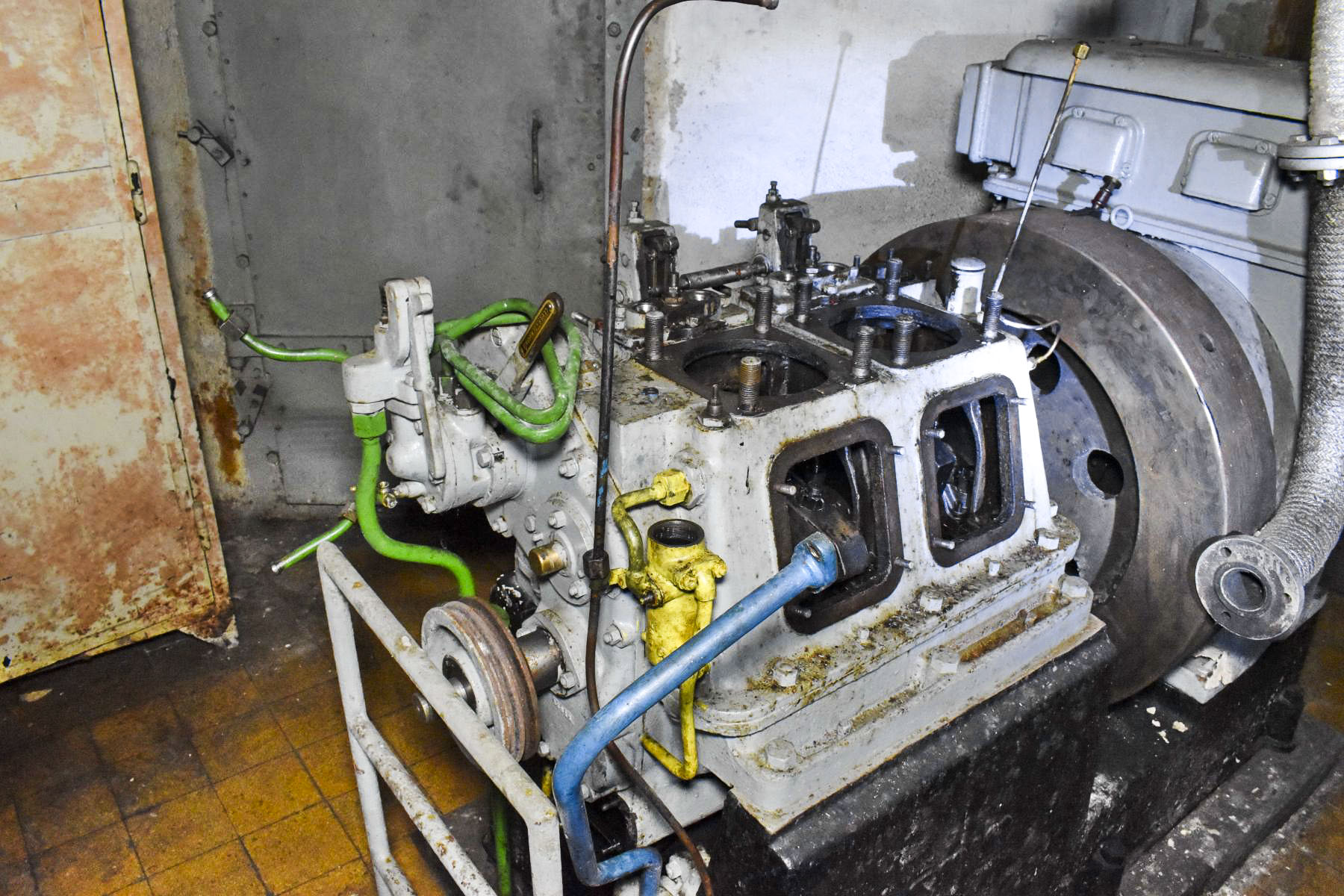 Ligne Maginot - SAINT OURS BAS (SOB) - (Ouvrage d'infanterie) - Usine électrique
Moteurs SMIM