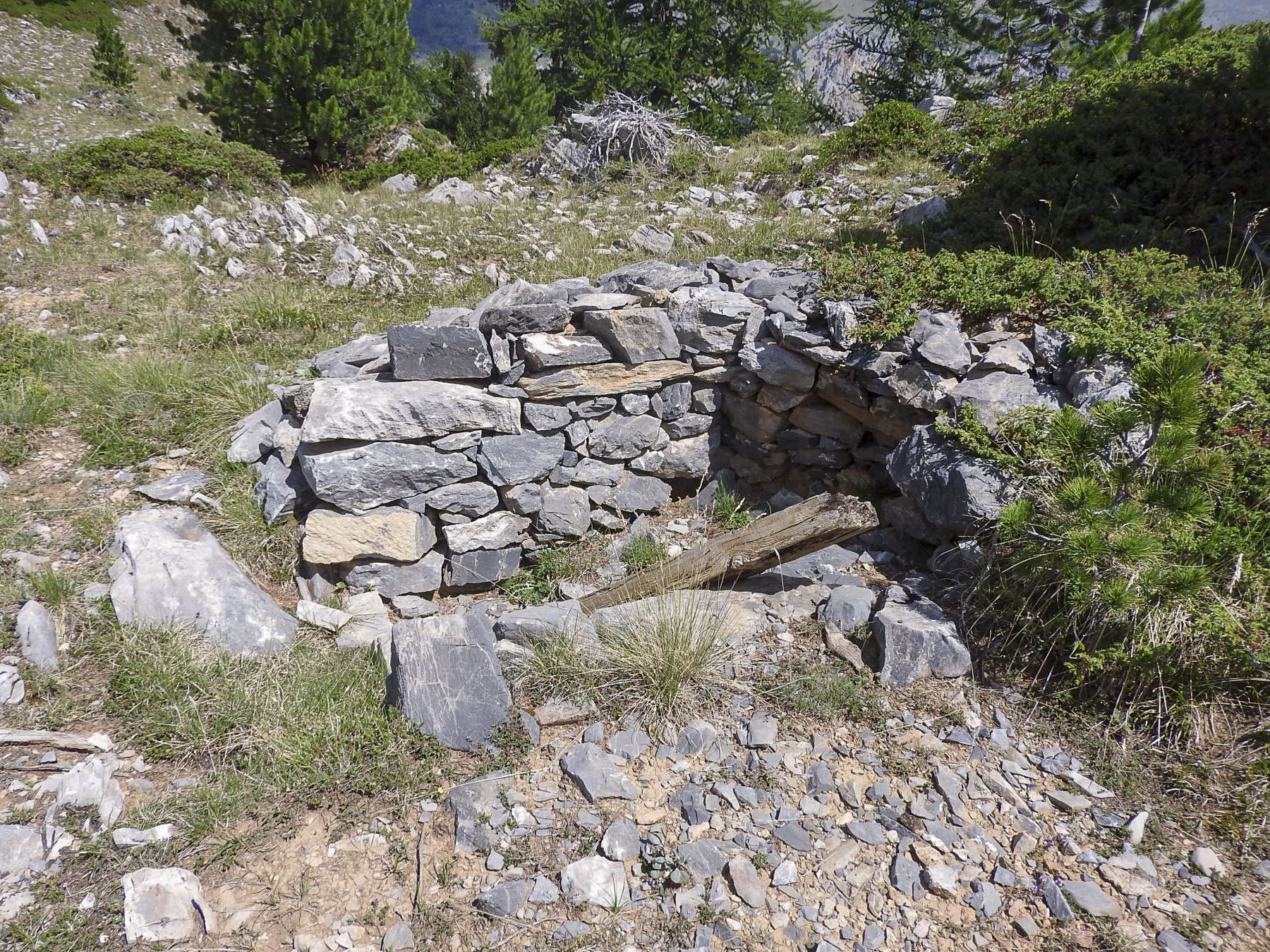 Ligne Maginot - LA LAUZETTE CENTRE (3° BIE / 154° RAP) - (Position d'artillerie préparée) - La cuve de l'observatoire. - STENGER Mathieu