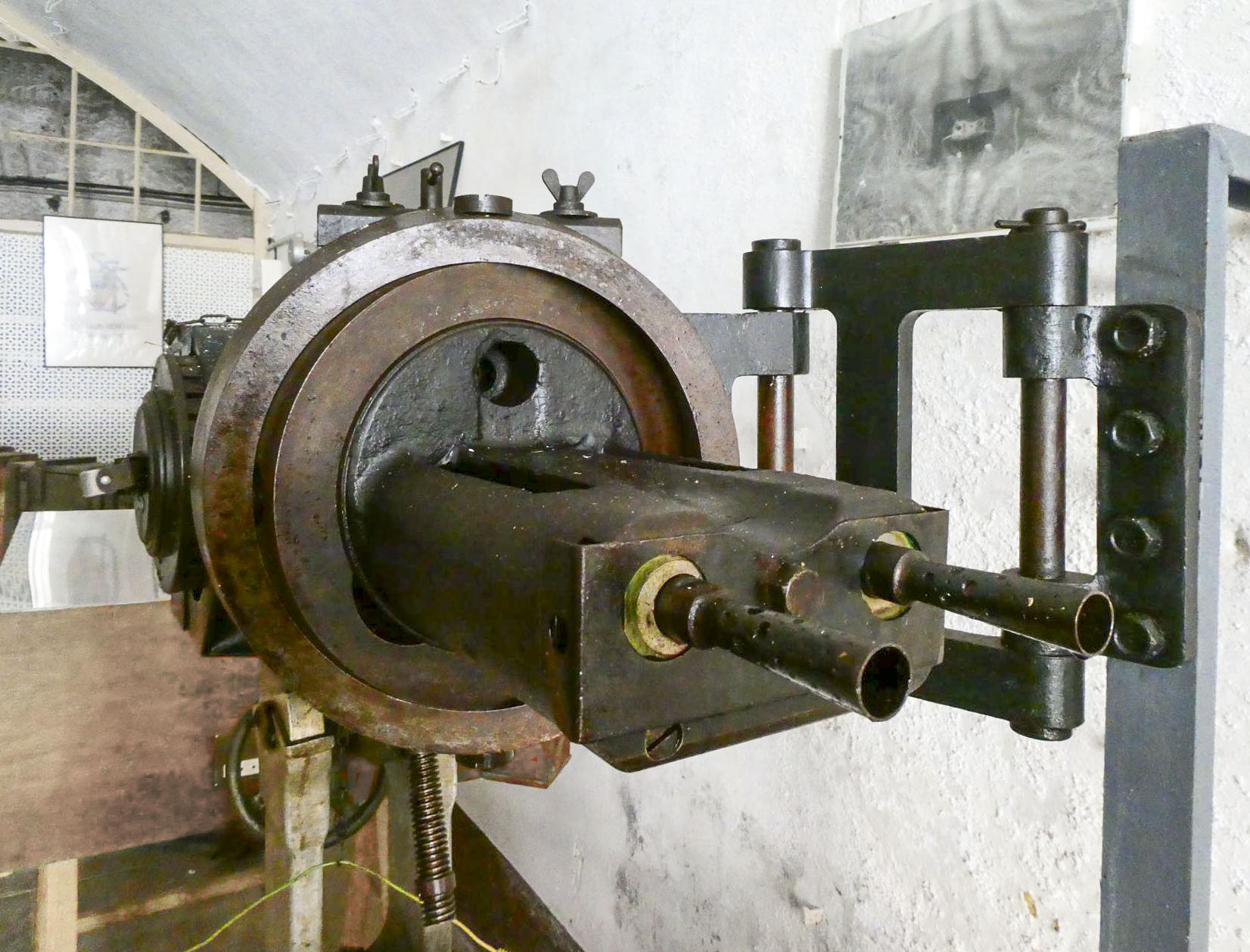 Ligne Maginot - Jumelage de mitrailleuse - Jumelage de mitrailleuse Reibel Mac 31 pour cloche JM