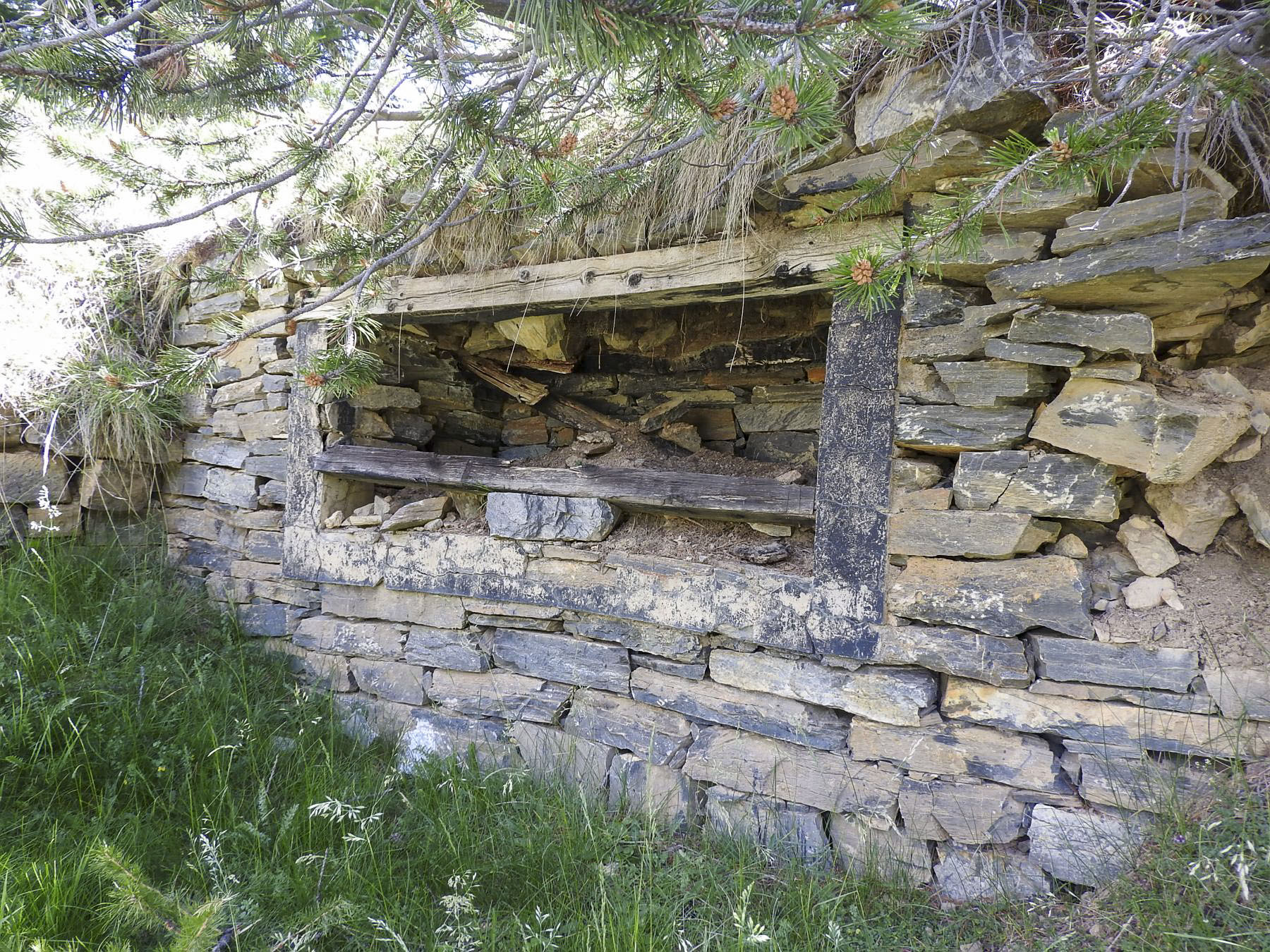 Ligne Maginot - LA LAUZETTE NORD (3° BIE / 154° RAP) - (Position d'artillerie préparée) - Une niche à munitions. - STENGER Mathieu