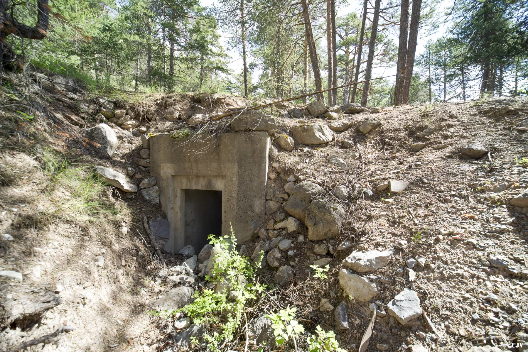 Ligne Maginot - LA PIGNEE - (Abri) - Entrée droite