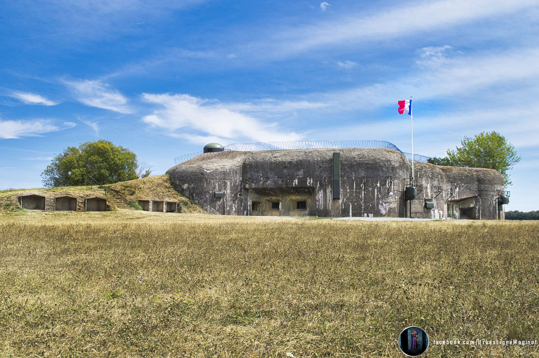Ligne Maginot - BOIS DU FOUR - A5 - (Ouvrage d'infanterie) - La façade 'Ouest' et 'Centrale' de l'ouvrage. - Thomas Mercklé
