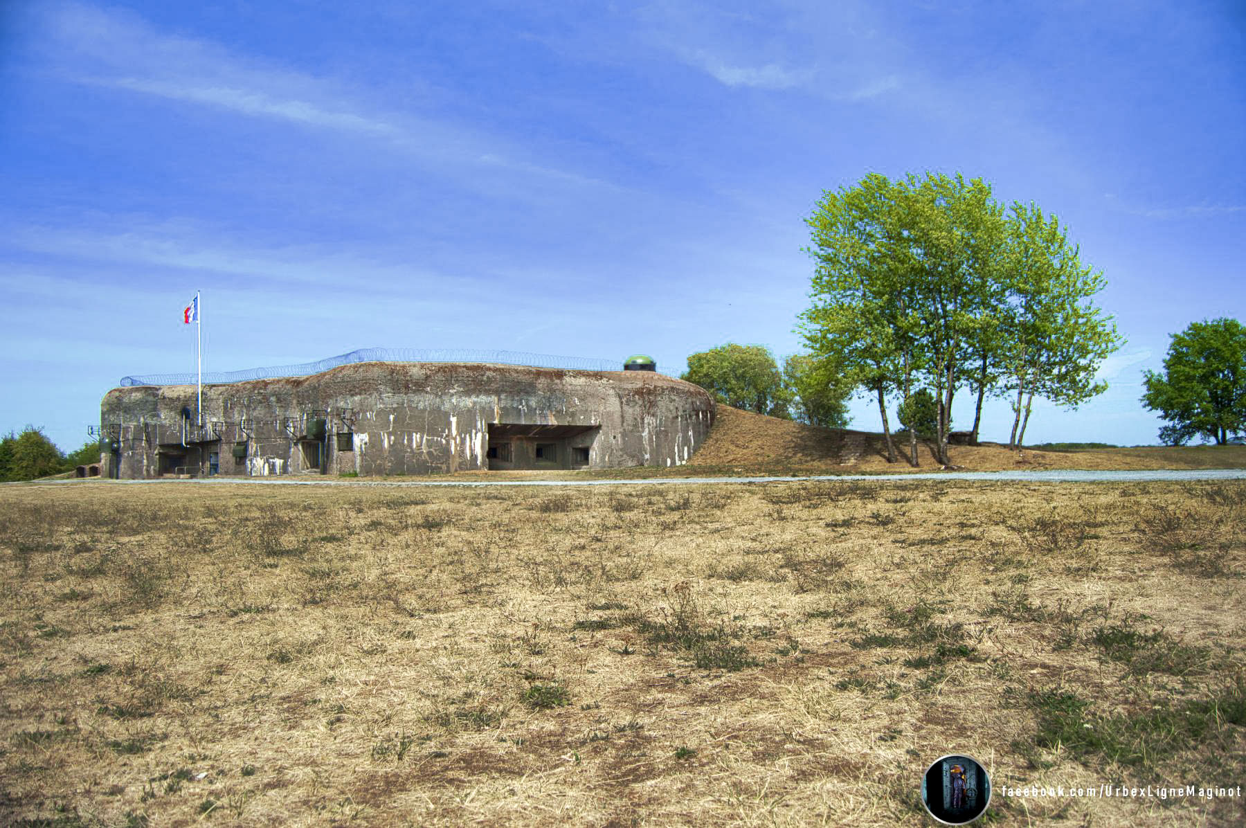Ligne Maginot - BOIS DU FOUR - A5 - (Ouvrage d'infanterie) - La façade 'Est' et 'Centrale' de l'ouvrage. - Thomas Mercklé
