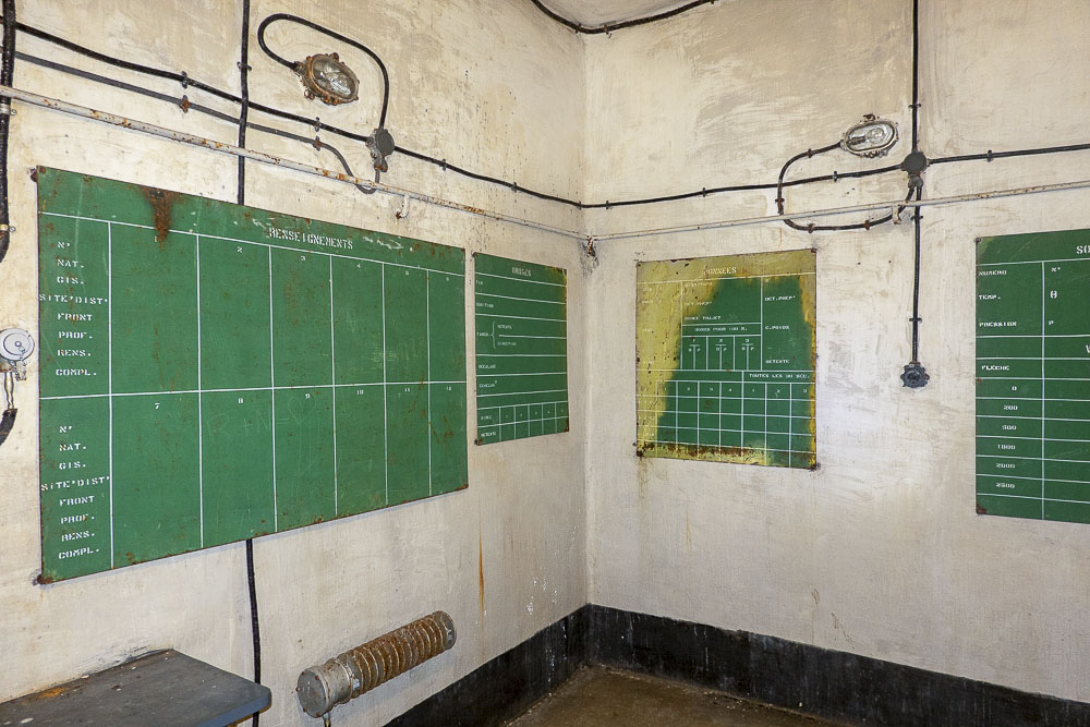 Ligne Maginot - SAINT OURS HAUT (SOH) - (Ouvrage d'artillerie) - Bloc 2
Etage intermédiaire
PC pour les mortiers de 81