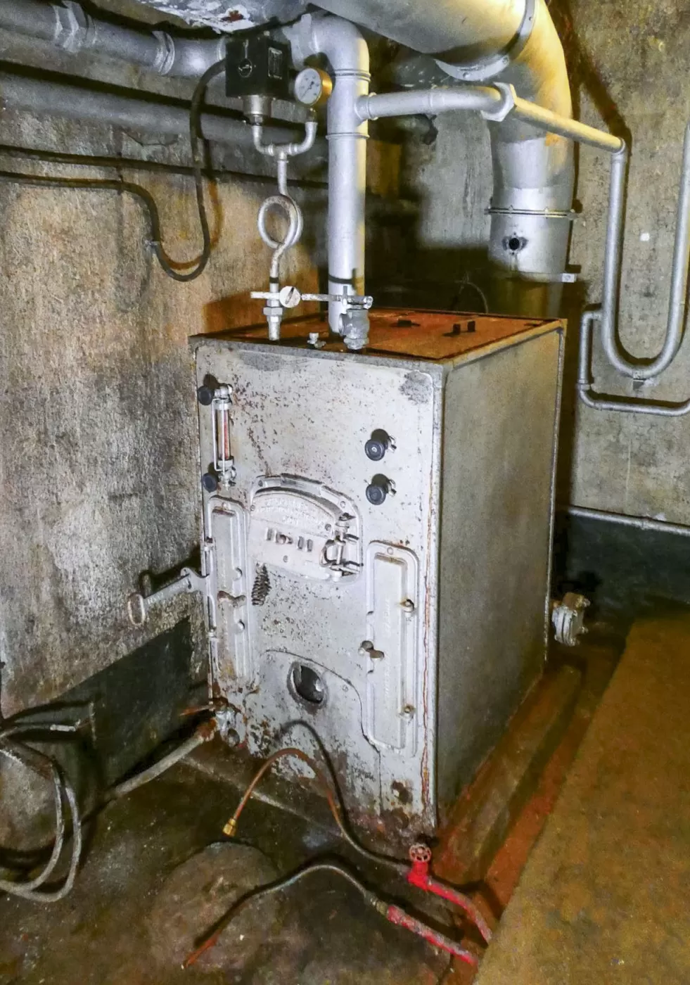Ligne Maginot - SAINT OURS HAUT (SOH) - (Ouvrage d'artillerie) - La cuisine
Chaudière