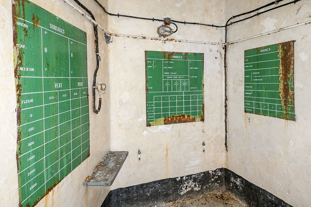 Ligne Maginot - SAINT OURS HAUT (SOH) - (Ouvrage d'artillerie) - Bloc 5
Etage inférieur
PC pour mortiers de 81