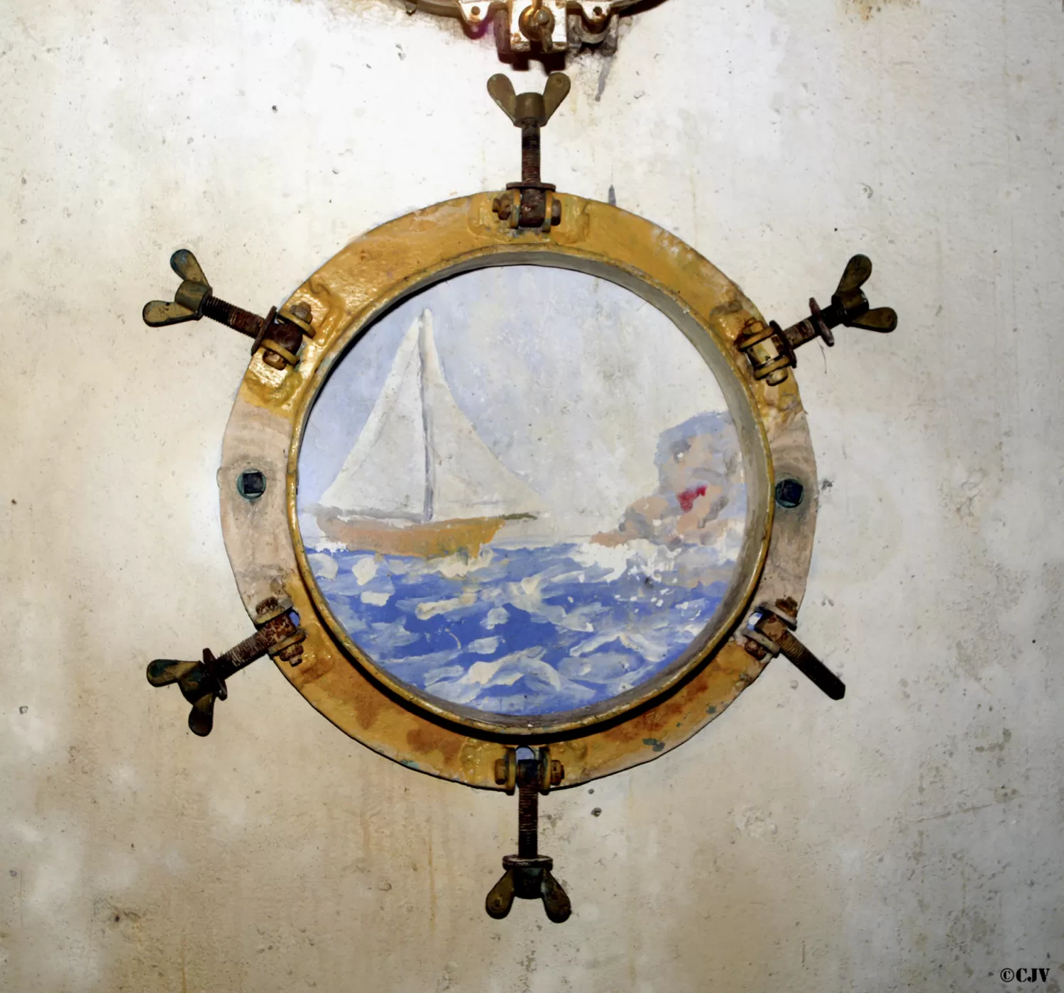 Ligne Maginot - SAINT OURS HAUT (SOH) - (Ouvrage d'artillerie) - Peinture murale - Lia VERMEULEN