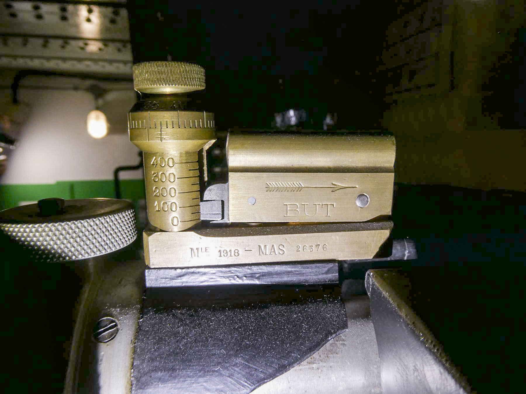 Ligne Maginot - Mitrailleuse  'Reibel' MAC 31 (MAC 31) - Mitrailleuse 'Reibel' MAC 31
Réglage du site