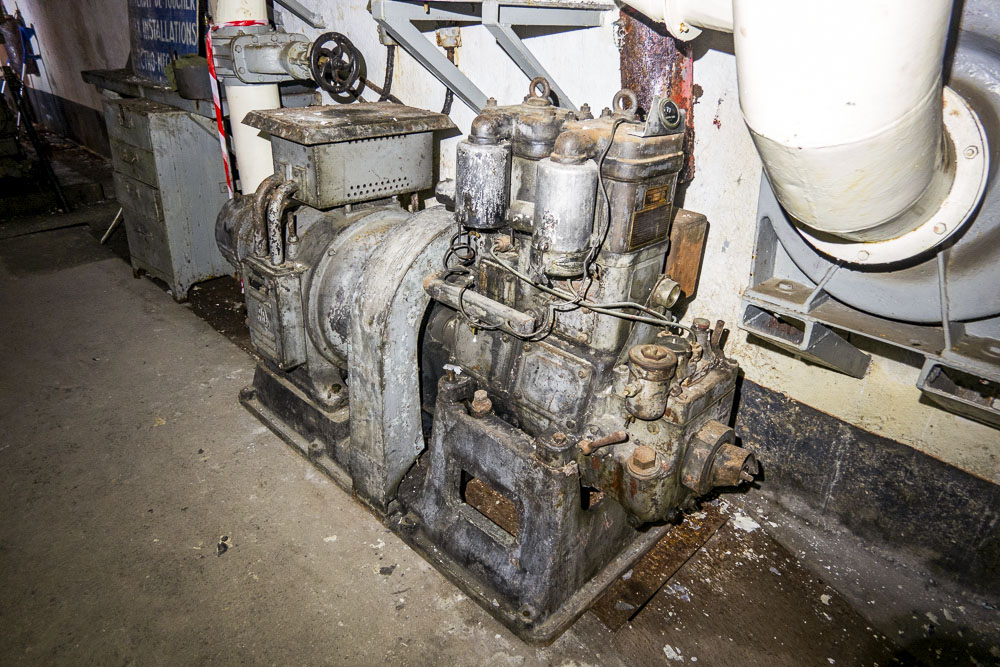 Ligne Maginot - LES AITTES - (Ouvrage d'infanterie) - Usine
Moteur CLM - Michel Teiten