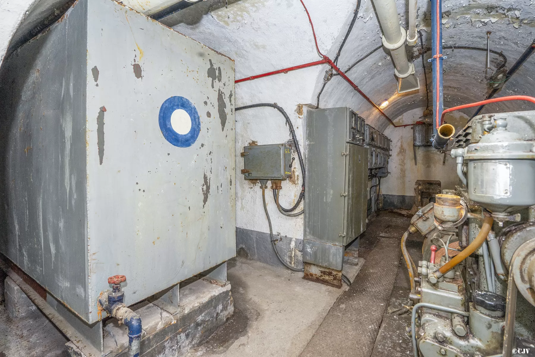 Ligne Maginot - LES AITTES - (Ouvrage d'infanterie) - Citerne de refroidissement du moteur - Lia VERMEULEN