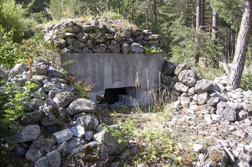 Ligne Maginot - LES SAGNES - (Blockhaus pour canon) - 