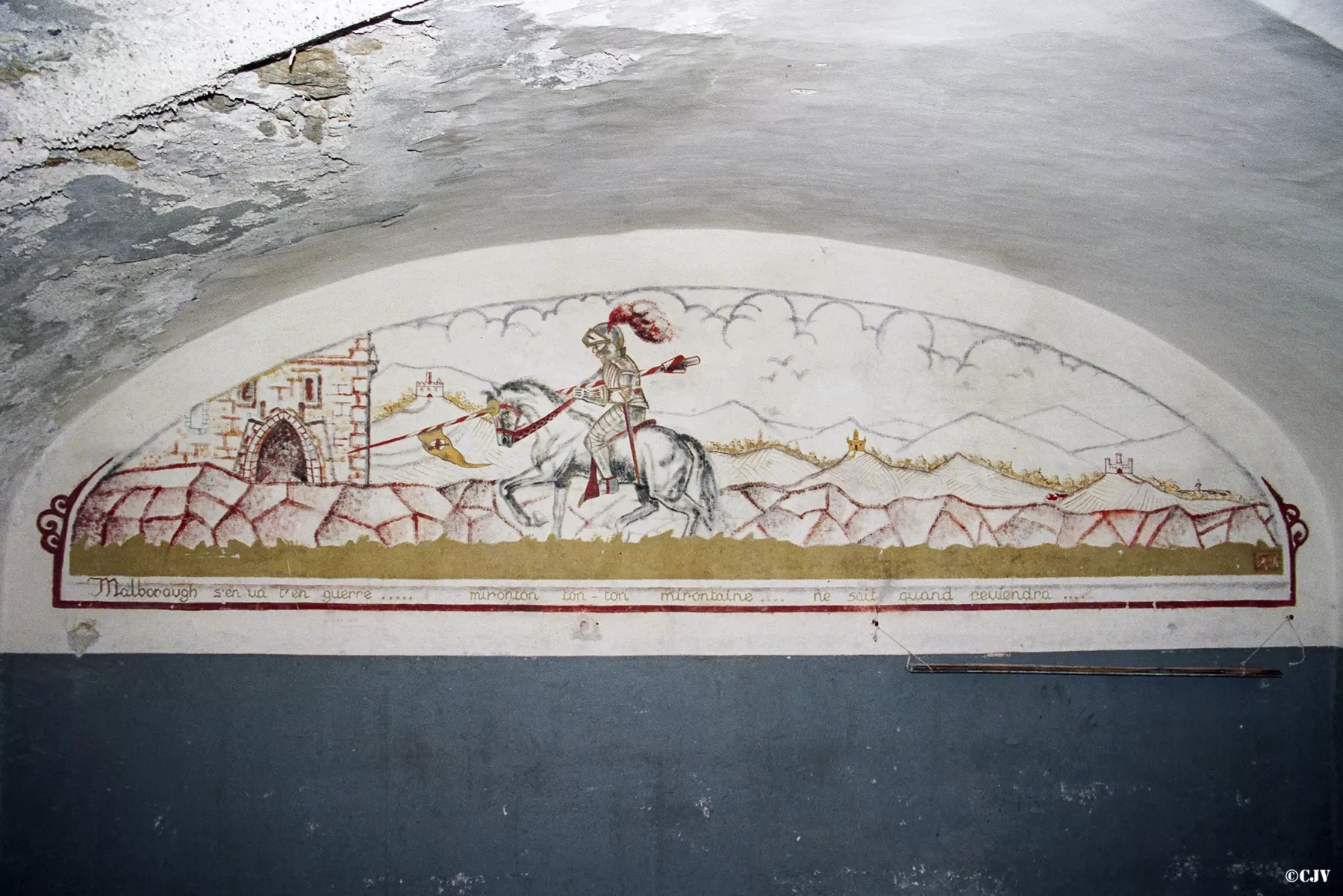 Ligne Maginot - RANDOUILLET (72° BAF ET LE 154°RAP) - (PC de Sous-Secteur) - Les fresques dans le fort - Lia VERMEULEN