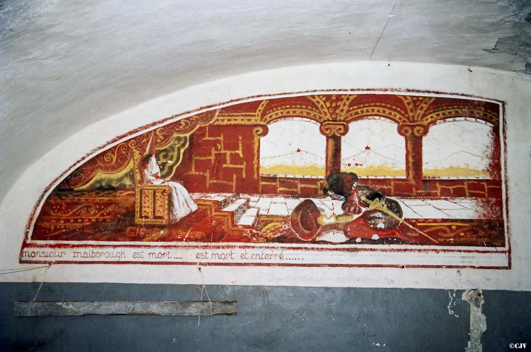 Ligne Maginot - RANDOUILLET (72° BAF ET LE 154°RAP) - (PC de Sous-Secteur) - Les fresques dans le fort - Lia VERMEULEN