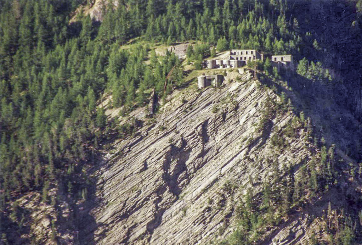 Ligne Maginot - ROCHE LA CROIX (RLC) - (Ouvrage d'artillerie) - Vue d'ensemble du site de Roche la Croix