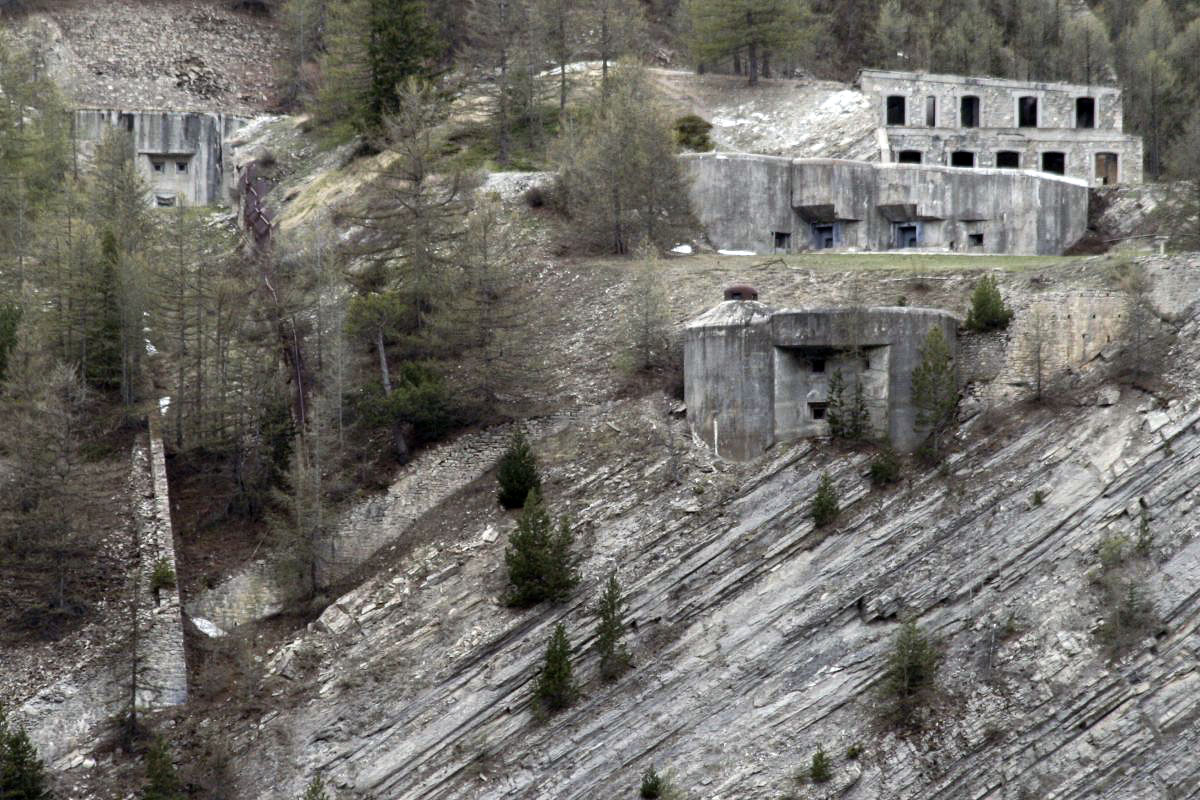Ligne Maginot - ROCHE LA CROIX (RLC) - (Ouvrage d'artillerie) -  Vue d'ensemble 