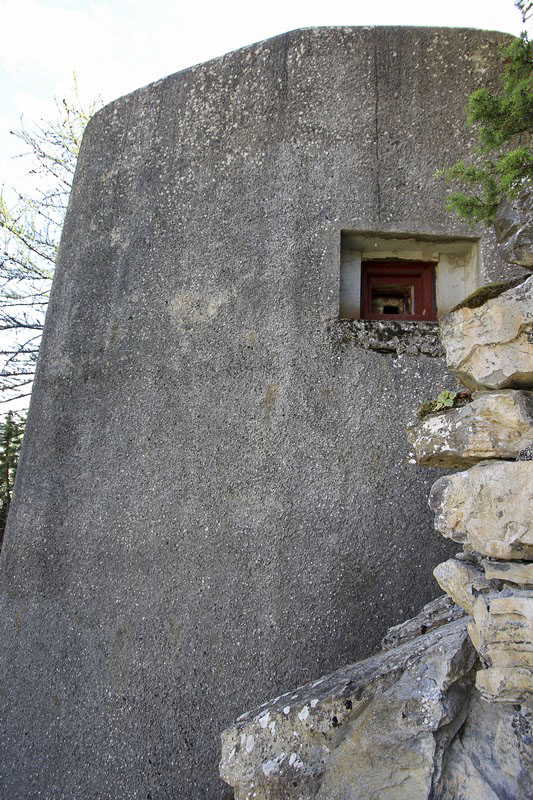 Ligne Maginot - ROCHE LA CROIX (RLC) - (Ouvrage d'artillerie) - Bloc 6
Créneau nord