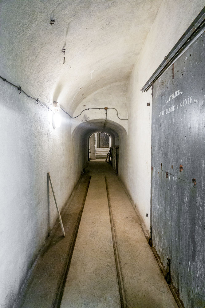 Ligne Maginot - ROCHE LA CROIX (RLC) - (Ouvrage d'artillerie) - Bloc 1
Couloir haut
Atelier Artillerie et Génie