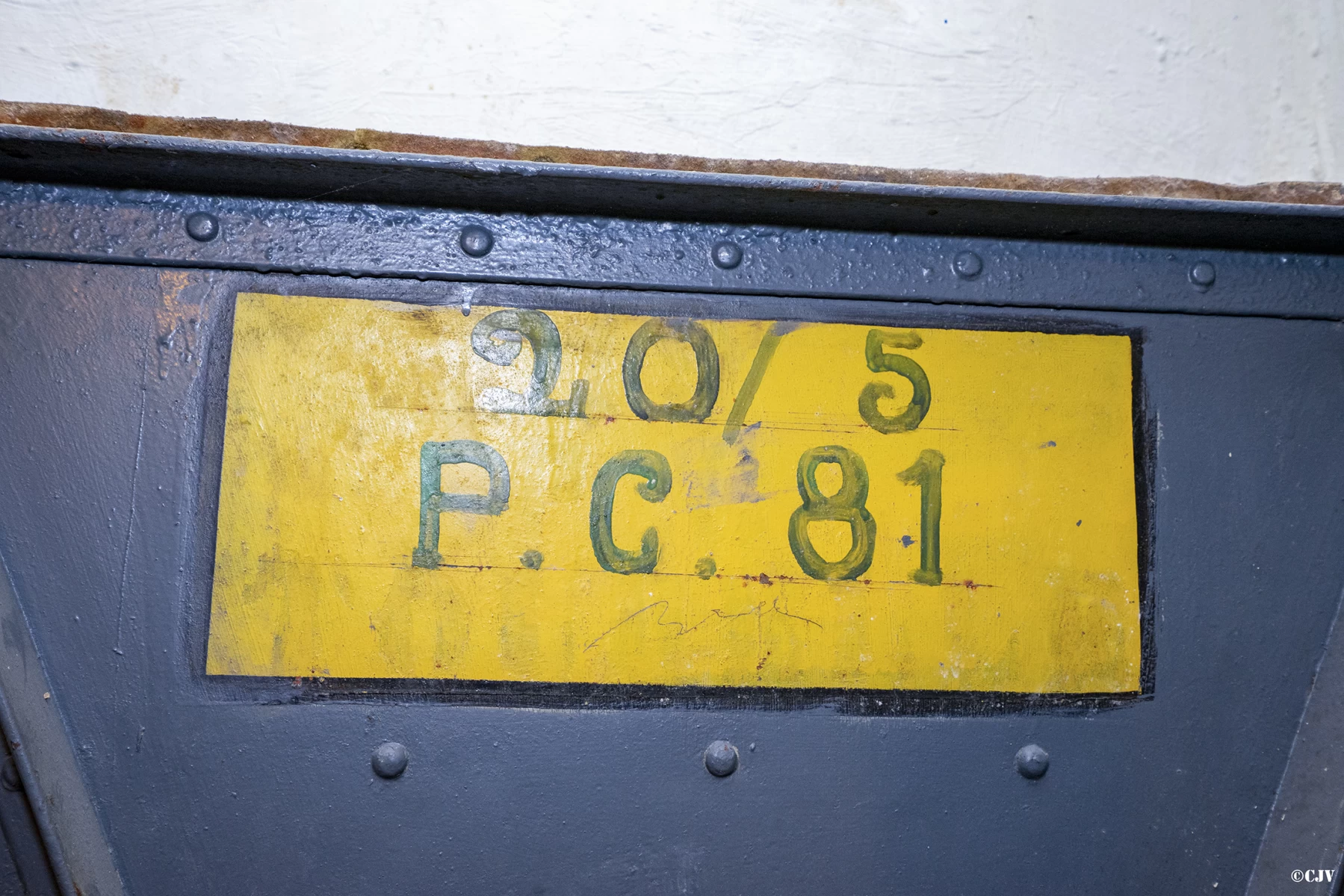 Ligne Maginot - ROCHE LA CROIX (RLC) - (Ouvrage d'artillerie) - Bloc 5
Étage intermédiaire
PC des mortiers de 81mm - Lia VERMEULEN