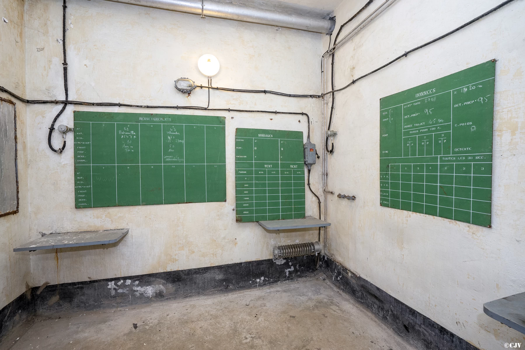 Ligne Maginot - ROCHE LA CROIX (RLC) - (Ouvrage d'artillerie) - Bloc 5
Étage intermédiaire
PC des mortiers de 81mm - Lia VERMEULEN