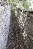 Ligne Maginot - FORT QUEYRAS 8 - (Cuve pour arme d'infanterie) - La tranchée de fusillade