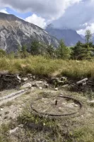 Ligne Maginot - BATTERIE DES CAURRES - (Position d'artillerie préparée) - Plateforme d'ancrage 