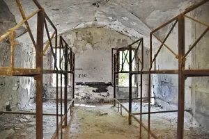 Ligne Maginot - BATTERIE DES CAURRES - (Position d'artillerie préparée) - Une chambre