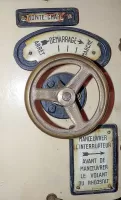 Ligne Maginot - LAUDREFANG - A37 - (Ouvrage d'infanterie) - Bloc 3
Etage intermédiaire de la tourelle mitrailleuse
Commande de la noria d'approvisionnement en munitions