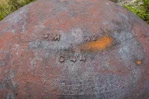 Ligne Maginot - NORD EST DE SAINT OURS (NESO) - (Abri) - Bloc 1
Marquages sur la cloche GFM