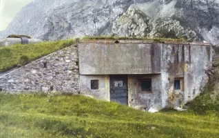 Ligne Maginot - PLATE LOMBARDE - (Ouvrage d'infanterie) - L'entrée