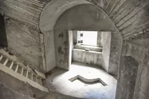 Ligne Maginot - TOURNOUX - BATTERIE XII - (Position d'artillerie préparée) - Emplacement d'un canon