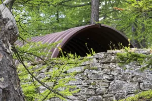 Ligne Maginot - VALLON CLAOUS (5/162° RAP) - (Position d'artillerie préparée) - Emplacements des canons de 75 mm Mle 1897 