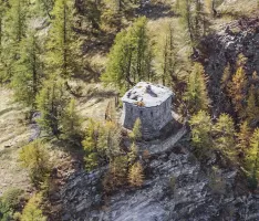 Ligne Maginot - Observatoire de VALLON de CLAOUS  -Abrupt 4 - Vue aérienne