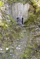 Ligne Maginot - VF60 - LIAISON ROCHE LA CROIX- TELEPHERIQUE - (RESEAU - Voie 60 - Antenne ou rocade ferroviaire) - Départ de la voie de 60, au niveau de la recette haute